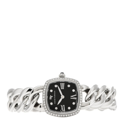 David Yurman Stainless Steel Diamond Bezel 23mm Albion Quartz Watch Black 2 of 4