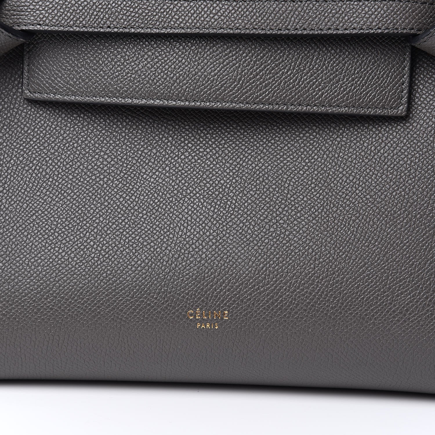 Celine Grained Calfskin Micro Belt Bag Grey 7 of 15