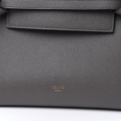 Celine Grained Calfskin Micro Belt Bag Grey 7 of 15