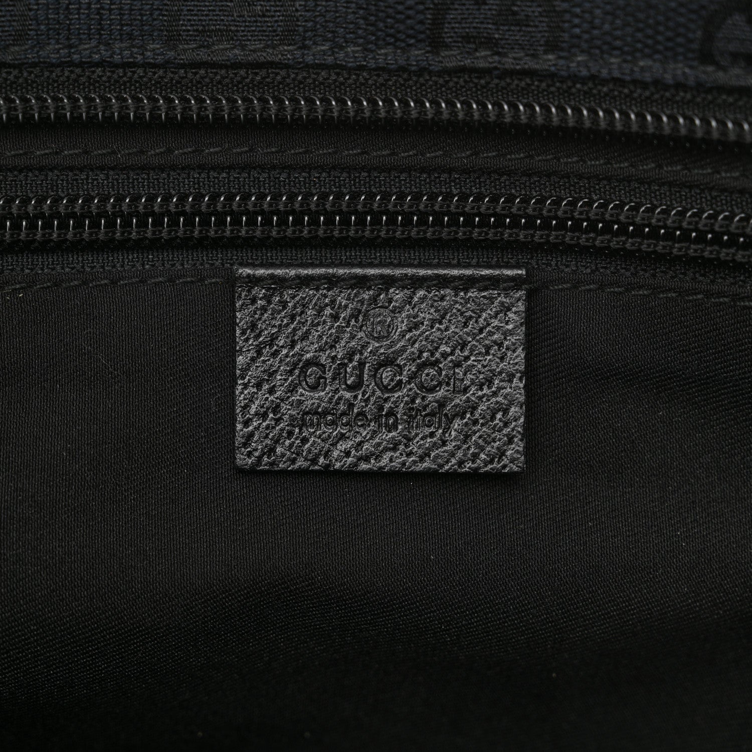 Gucci GG Monogram Small Web Handle Bucket Tote Black 6 of 12