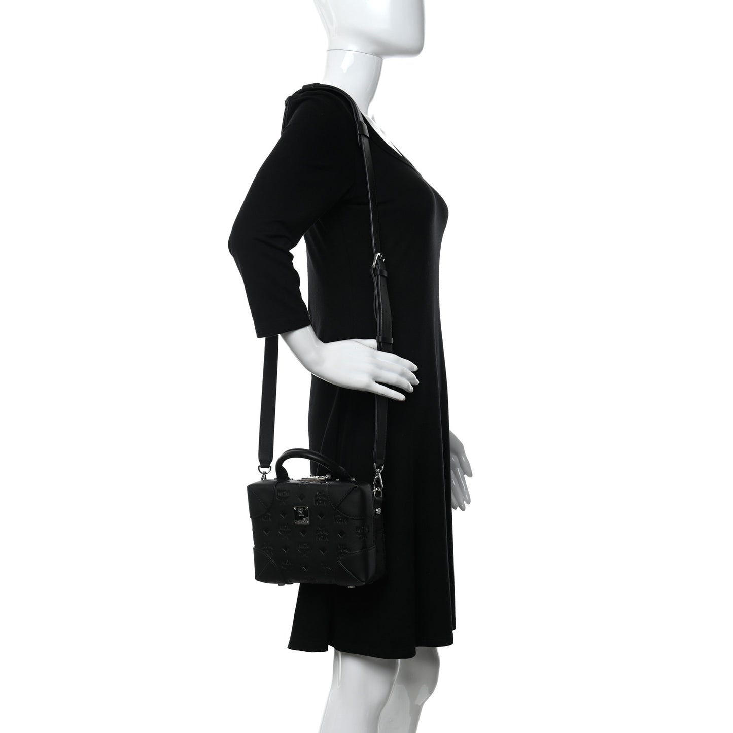 Calfskin Ottomar Monogram Soft Berlin Crossbody Black
