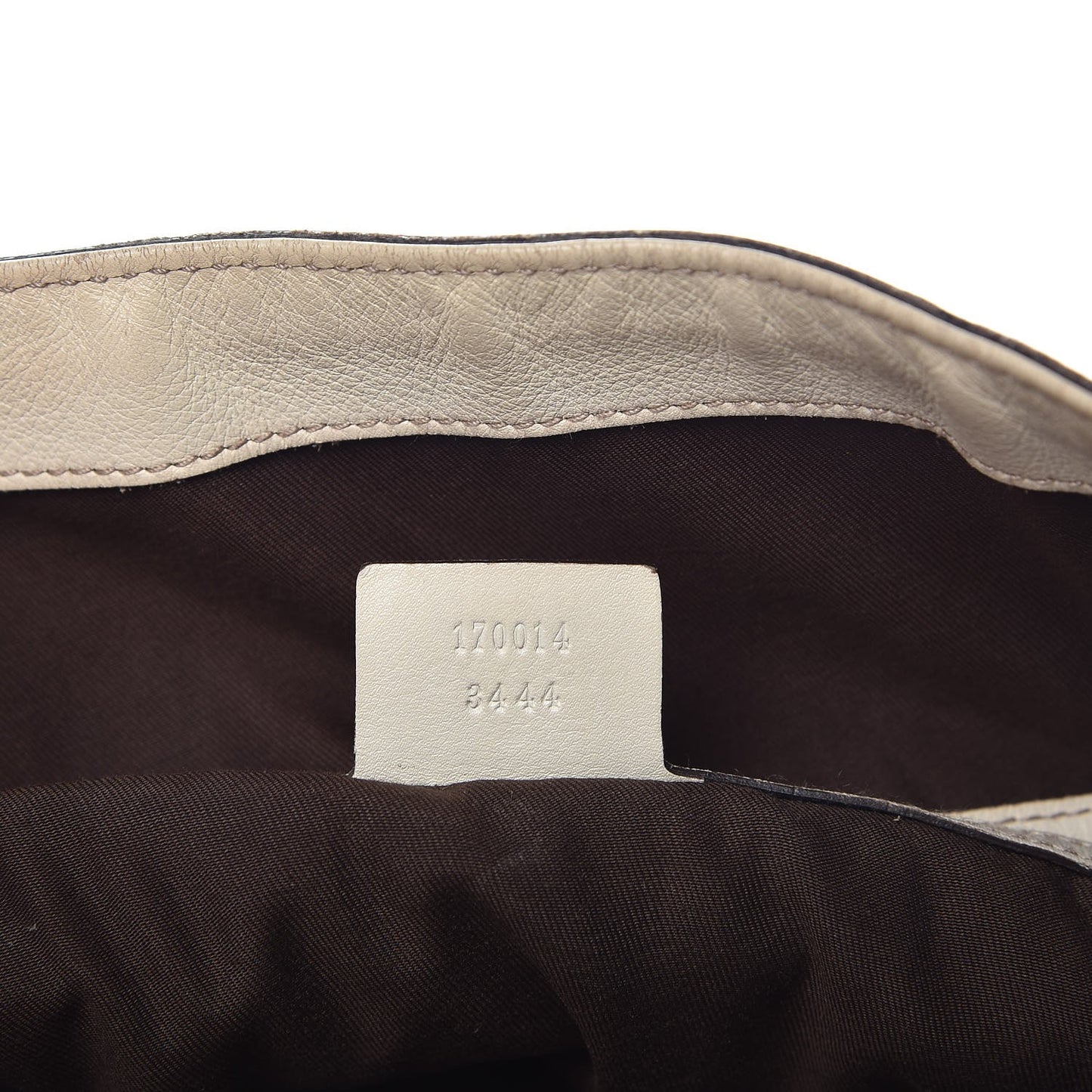 Monogram Large Wave Hobo Off White
