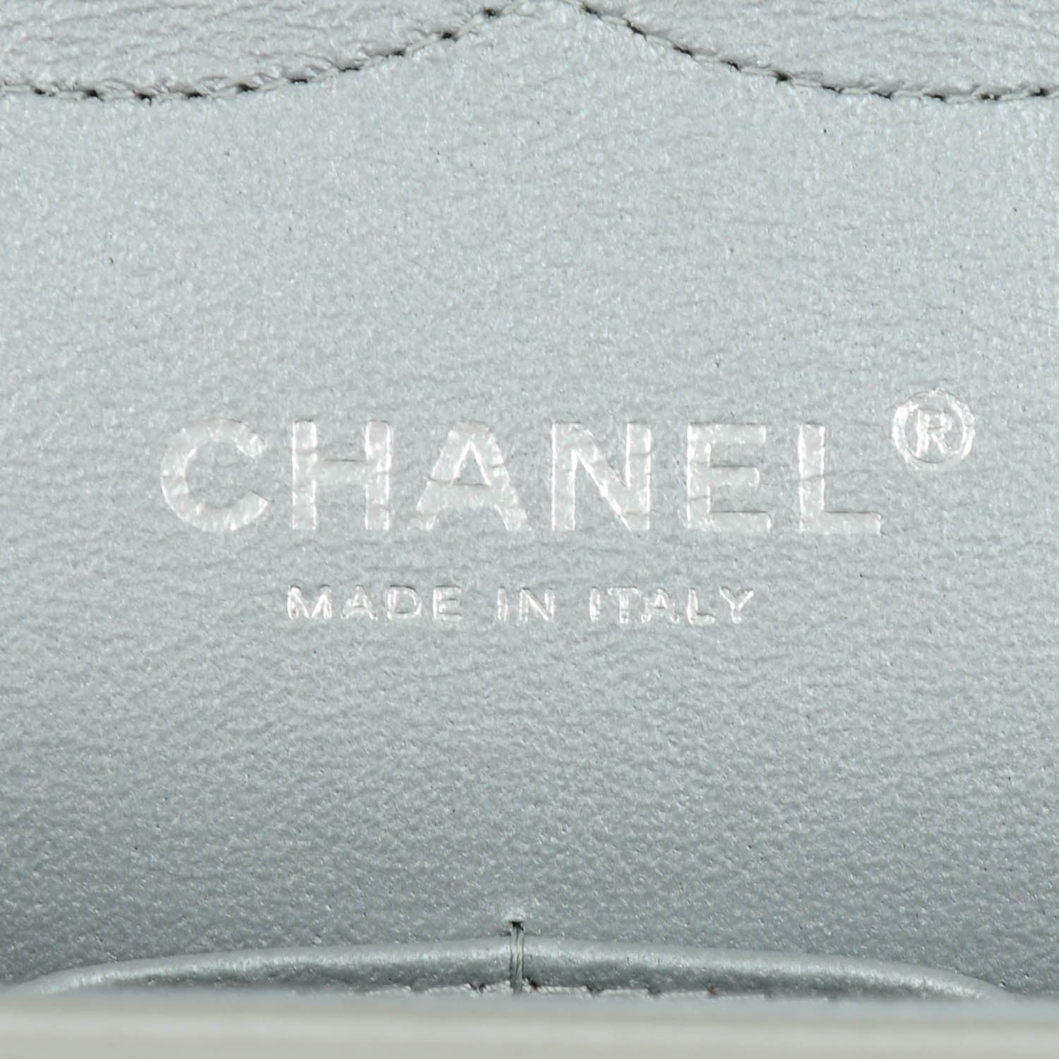 Chanel Metallic Lambskin Quilted Jumbo Double Flap Silver 6 of 8