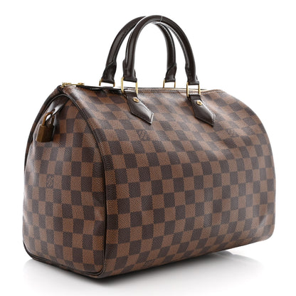 Louis Vuitton Damier Ebene Speedy 30 3 of 10