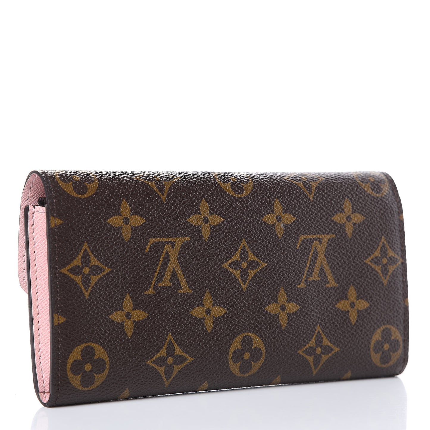 Monogram Emilie Wallet Rose Ballerine