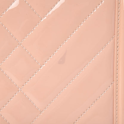 Chanel Patent Chevron New Medium Boy Flap Light Pink 8 of 16