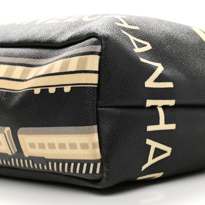 Chanel Coated Canvas Le Train Bag Black 9 of 11
