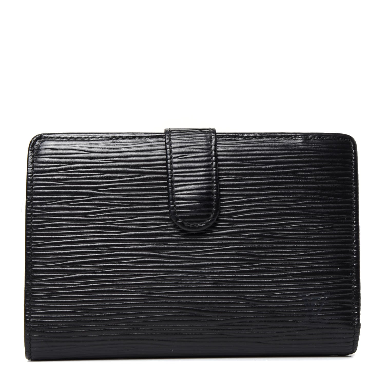 Louis Vuitton Epi French Purse Wallet Black 1 of 6