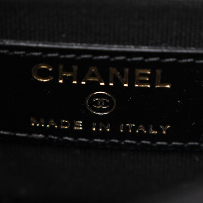 Chanel Calfskin Quilted Mini Maxi Pearls Wallet On Chain WOC Black 7 of 13