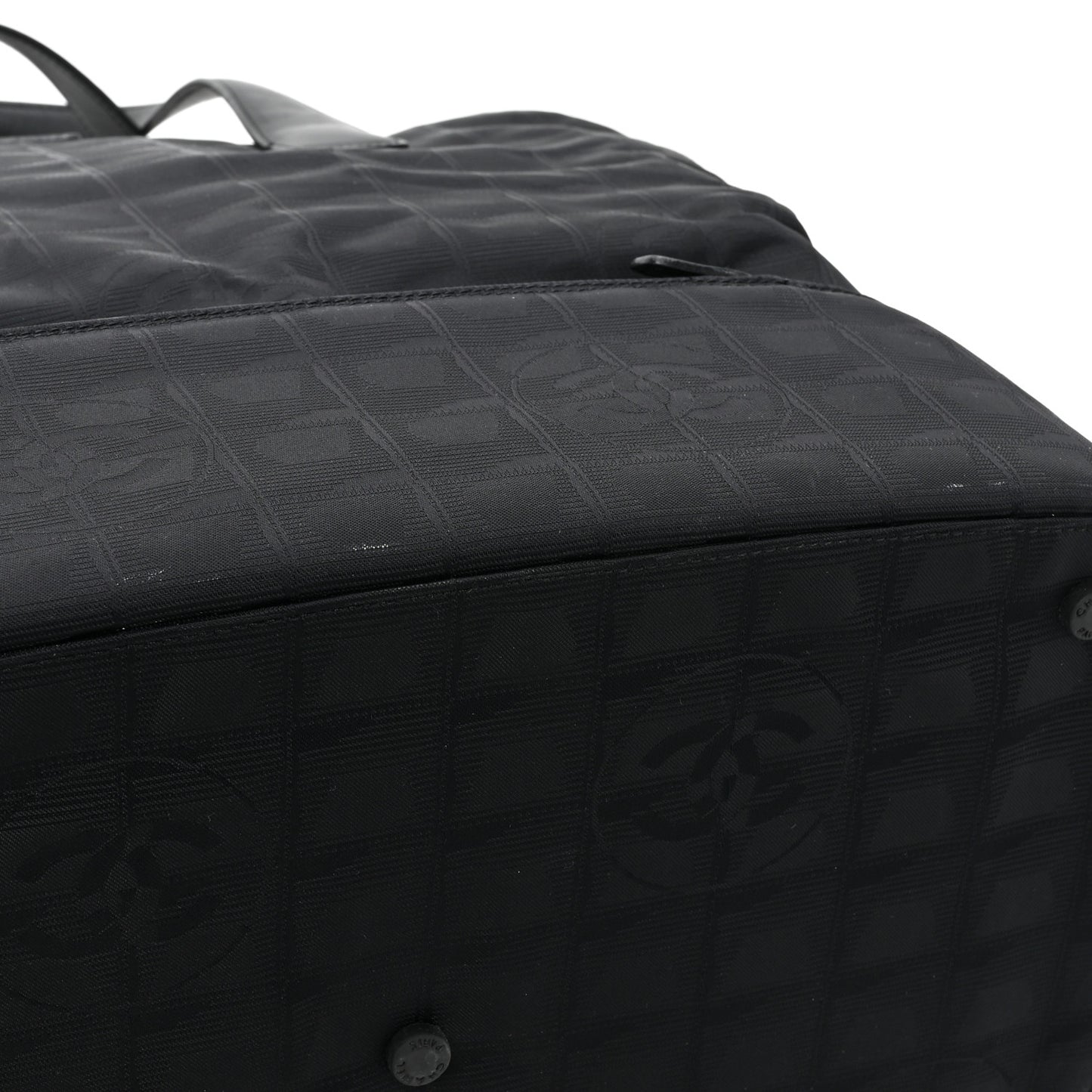 Nylon Travel Convertible Tote Black