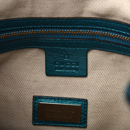 Gucci Metallic Cellarius Calfskin Medium Soho Chain Shoulder Bag Deep Cobalt 8 of 11
