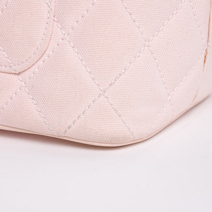 Chanel Canvas Caviar Tassel Tote Light Pink 13 of 18
