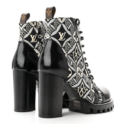 Louis Vuitton Since 1854 Star Trail Ankle Boots 37 Blue 4 of 13