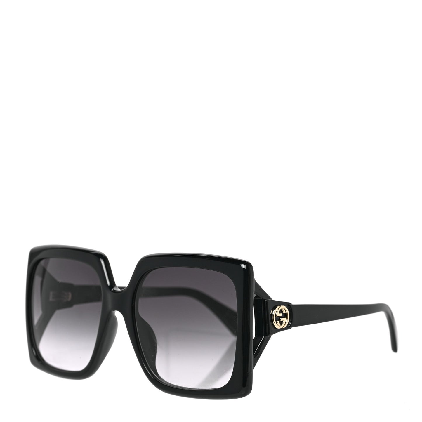 Acetate Square Frame Sunglasses GG0876S Black