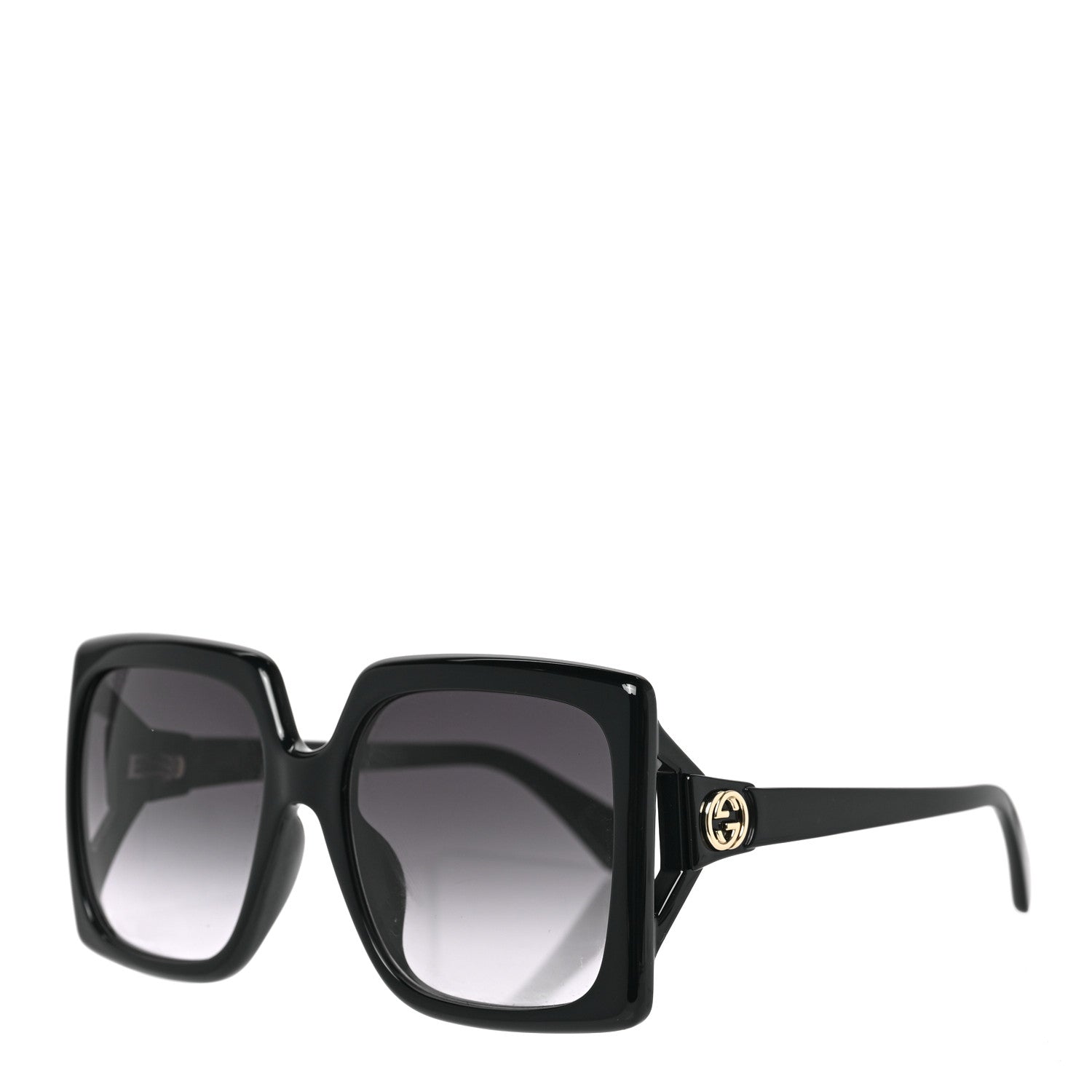 Gucci Acetate Square Frame Sunglasses GG0876S Black 1 of 6