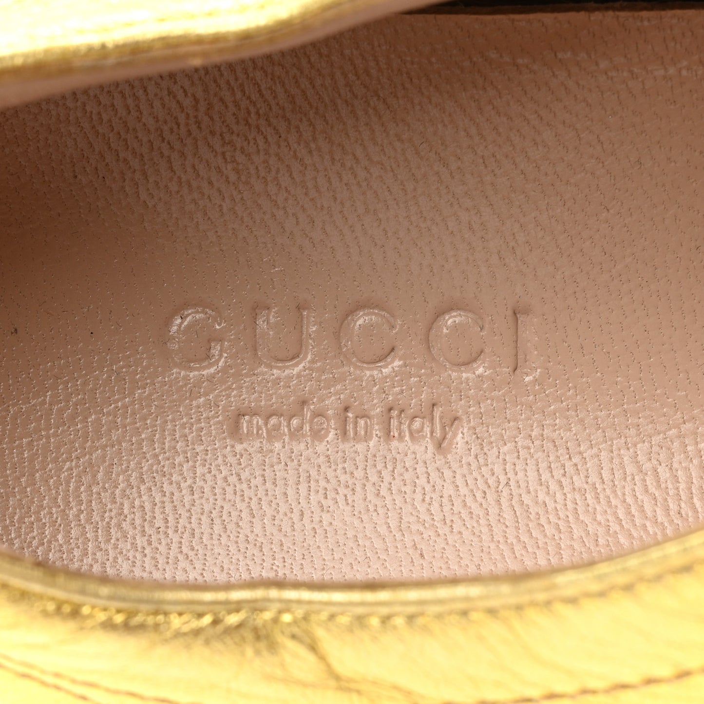 Metallic Nappa Peggy Platform Sneakers 38.5 Oro Vecchio