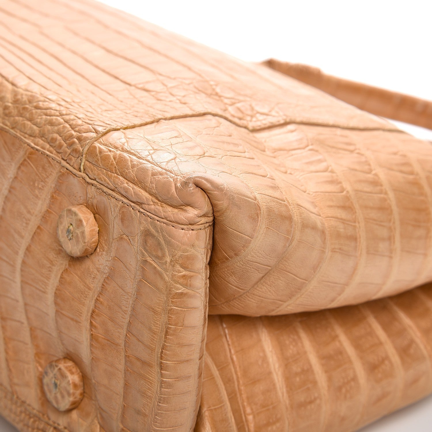Nancy Gonzalez Crocodile Tote Beige 10 of 11