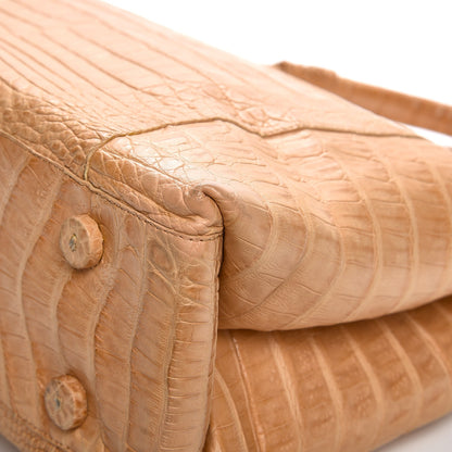 Nancy Gonzalez Crocodile Tote Beige 10 of 11