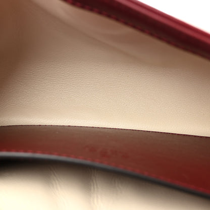 Gucci Calfskin Matelasse Mini GG Marmont Shoulder Bag Rosso Ancora 5 of 9
