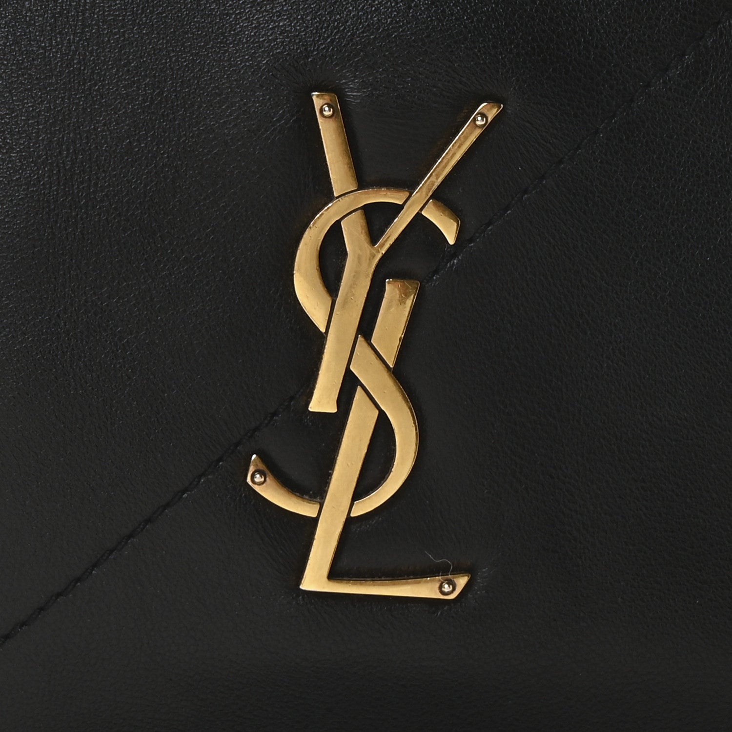 Saint Laurent Lambskin Matelasse Monogram Medium Jamie 4.3 Pochon Black 9 of 11