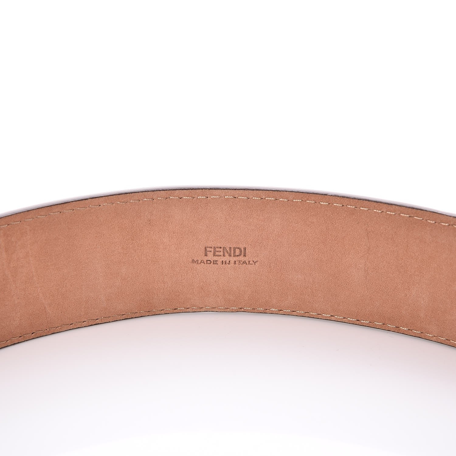 Fendi Calfskin Studded Belt 75 30 Brown Multicolor 6 of 6