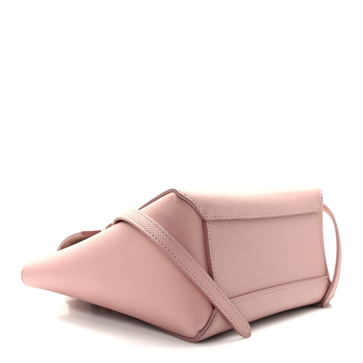 Grained Calfskin Nano Belt Bag Vintage Pink