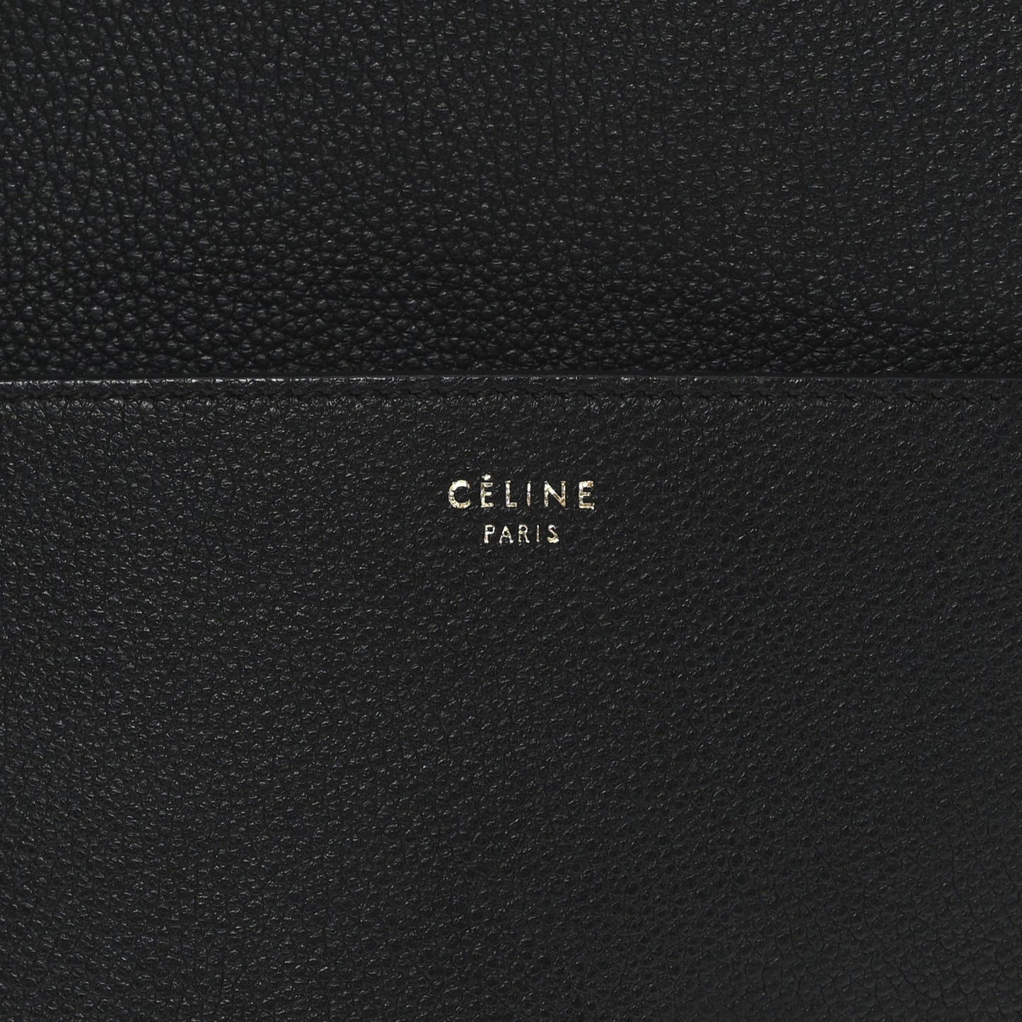 Soft Grained Calfskin Sangle Bucket Bag Black
