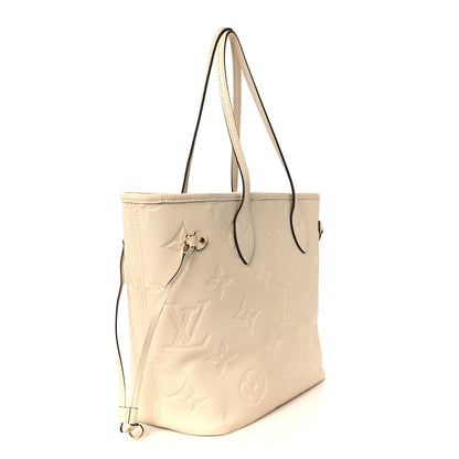 Louis Vuitton Empreinte Monogram Giant Neverfull MM Cream 4 of 12