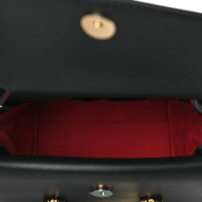 Alexander McQueen Calfskin The Small Story Bag Black Red 4 of 8