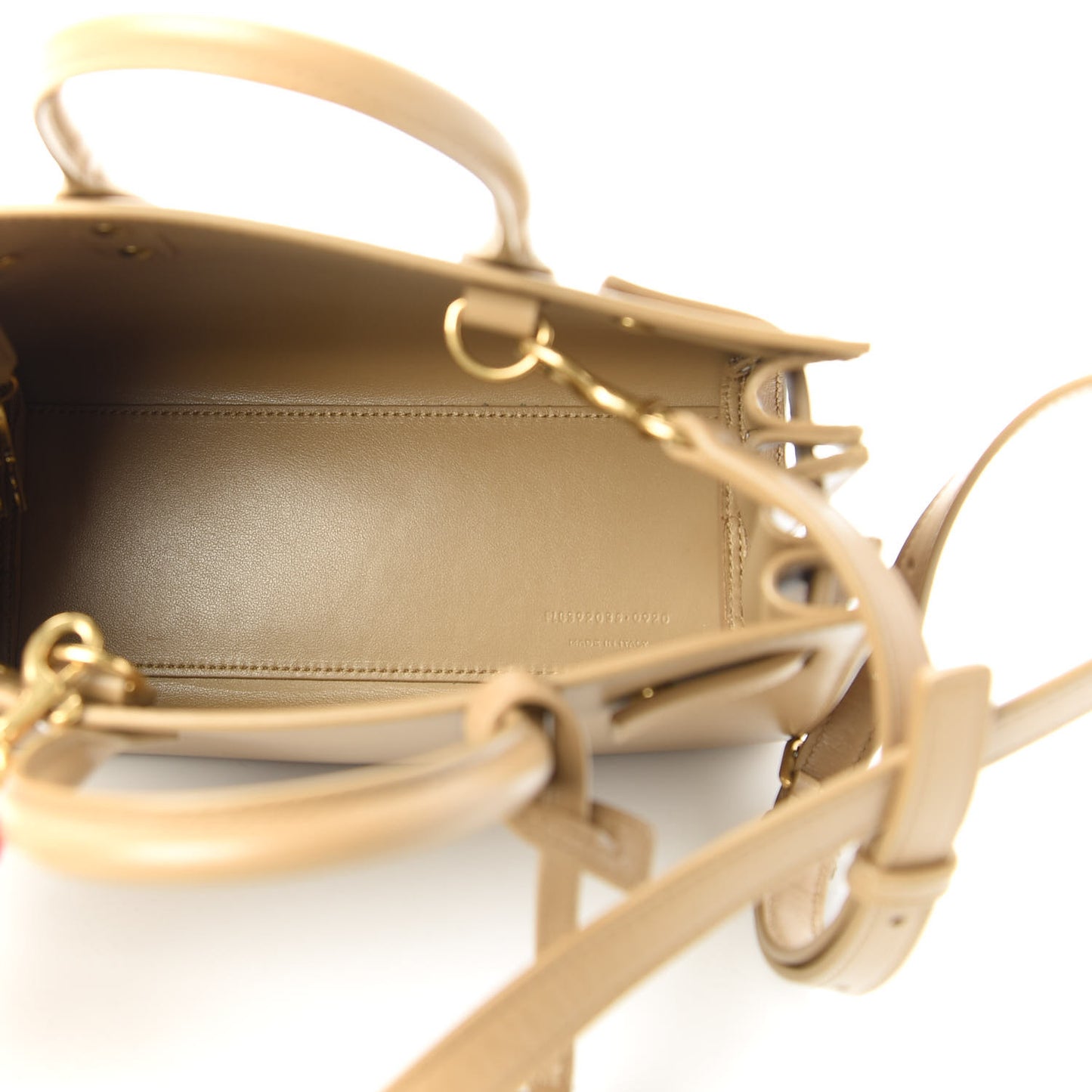 Calfskin Nano Sac De Jour Dark Beige