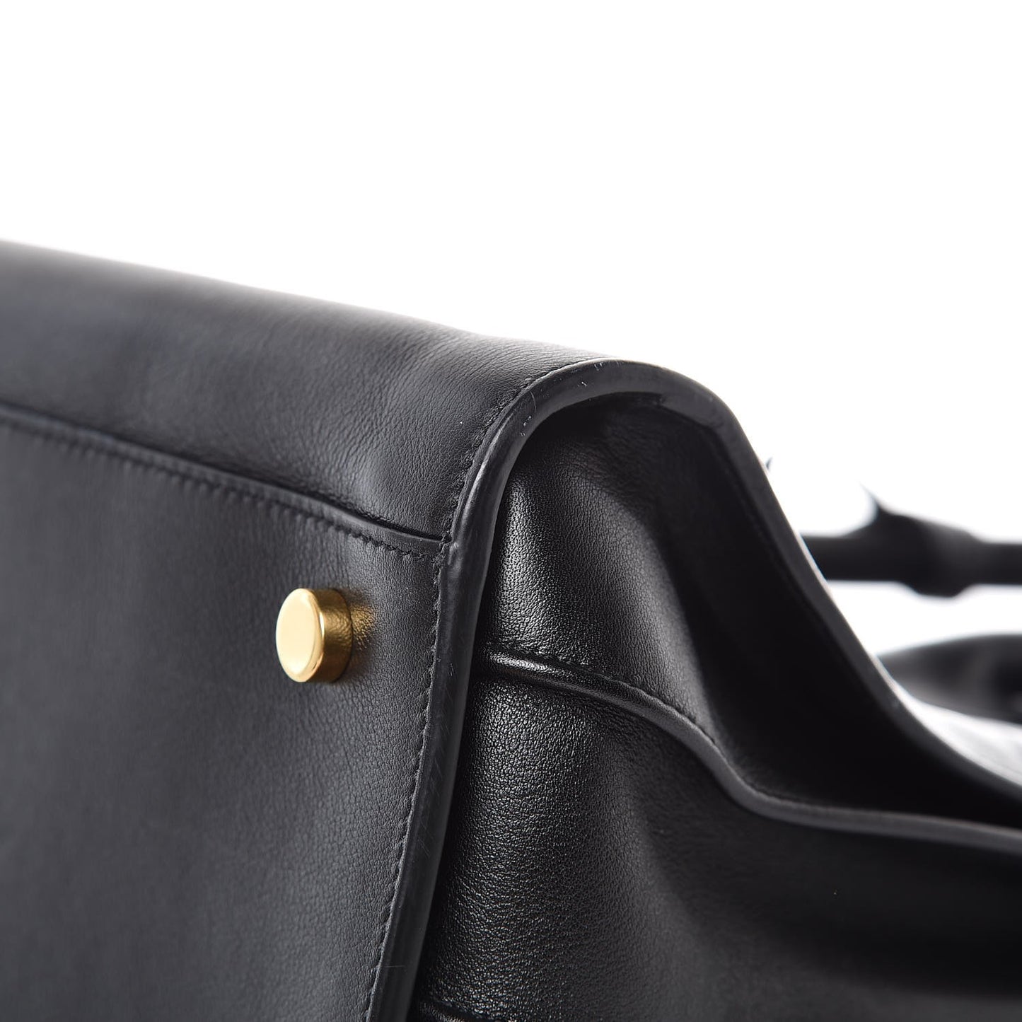 Calfskin Small Sac De Jour Black