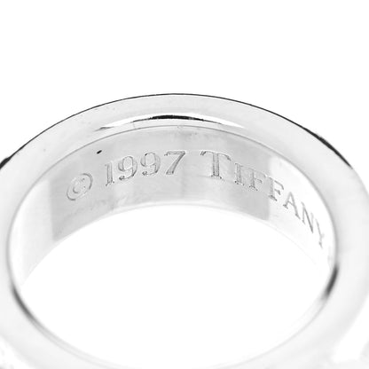 Tiffany Sterling Silver 1837 Band Ring 46 3.75 4 of 5