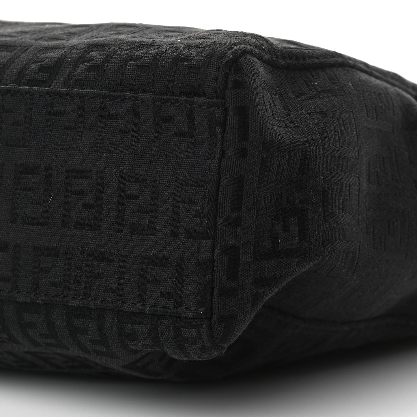 Zucchino Vitello Shoulder Tote Black