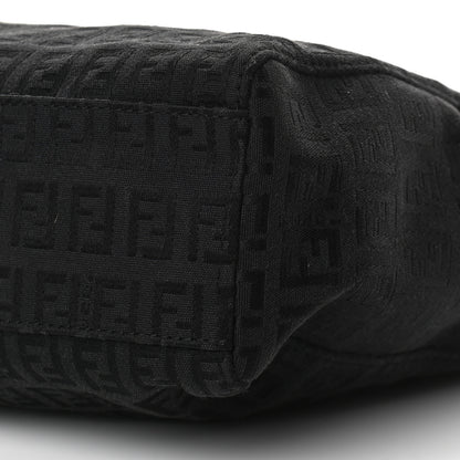 Fendi Zucchino Vitello Shoulder Tote Black 7 of 7