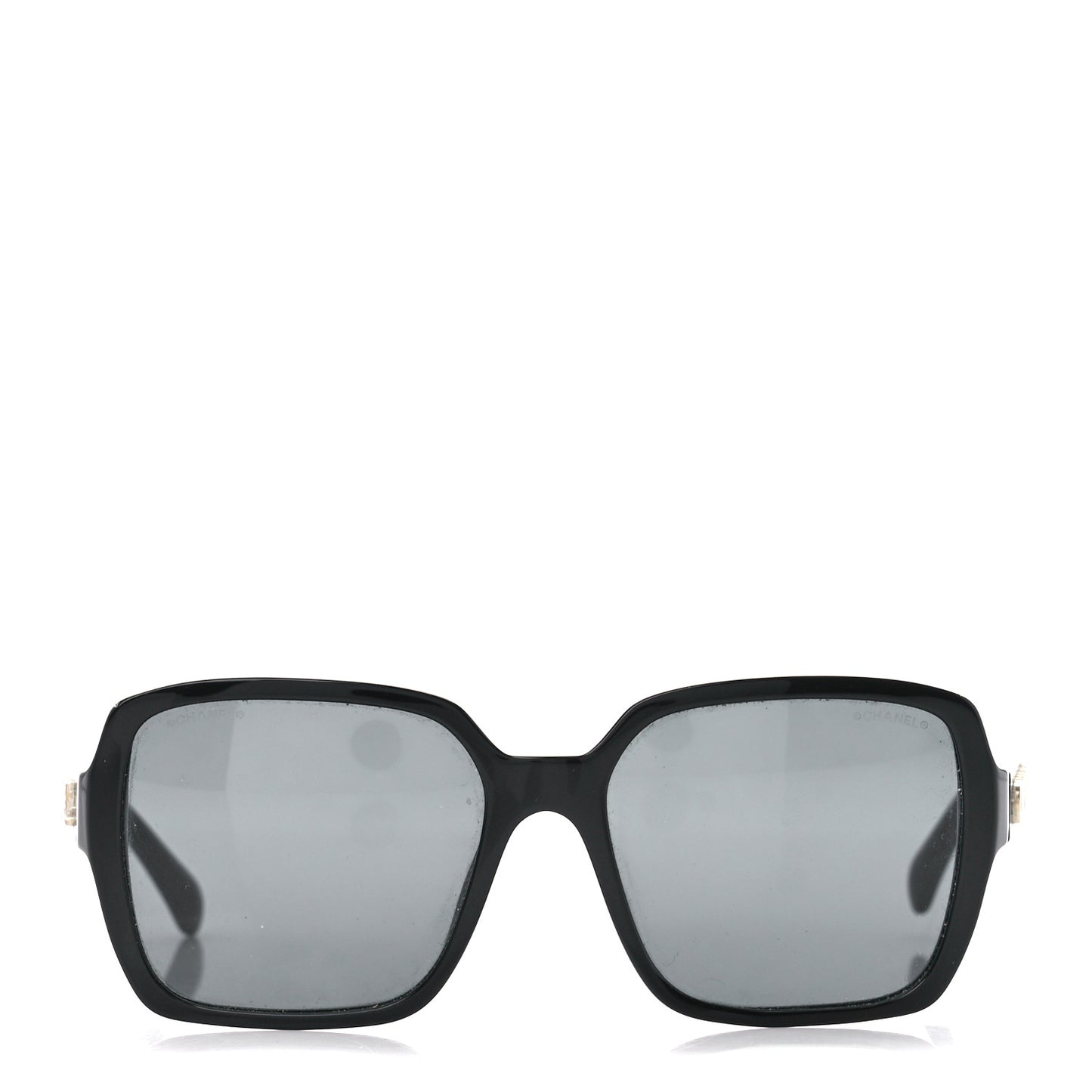 Acetate Polarized Square Sunglasses 5408 Black