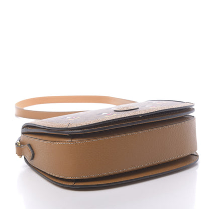 Gucci X DISNEY Mini Vintage GG Supreme Monogram Mickey Mouse Small Flap Messenger Bag Beige Vintage Sun Oil 4 of 11