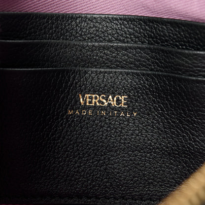 Versace Grained Calfskin La Medusa Pouch Black 6 of 8