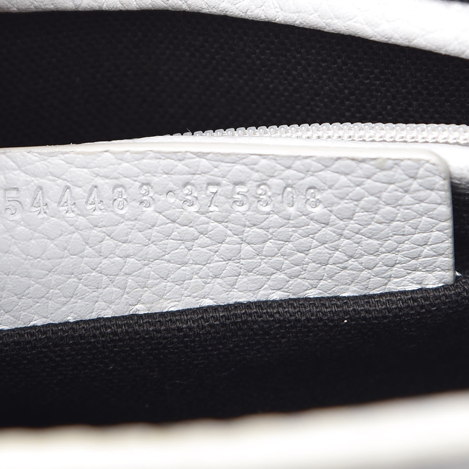 Alexander McQueen Pebbled Calfskin Mini Padlock Tote Gray 7 of 9