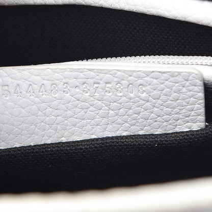 Alexander McQueen Pebbled Calfskin Mini Padlock Tote Gray 7 of 9