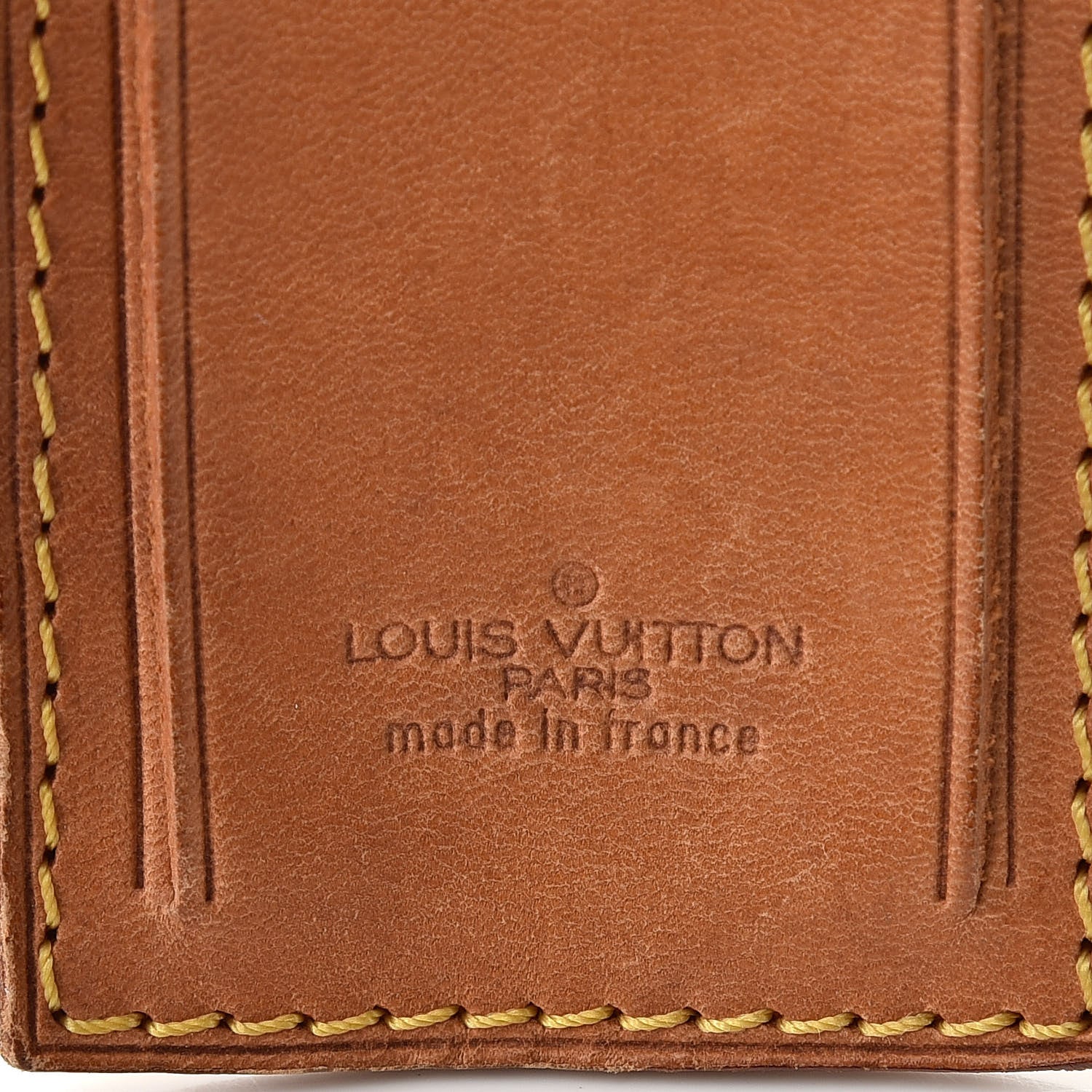 Louis Vuitton Vachetta Luggage Tag 3 of 7