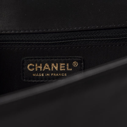 Chanel Lambskin Quilted New Medium Boy Flap Black 9 of 12