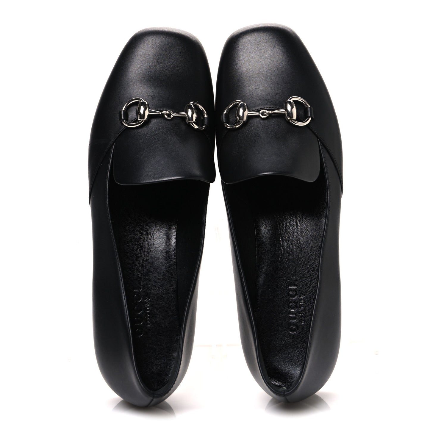 Calfskin Horsebit Loafers 36.5 Black