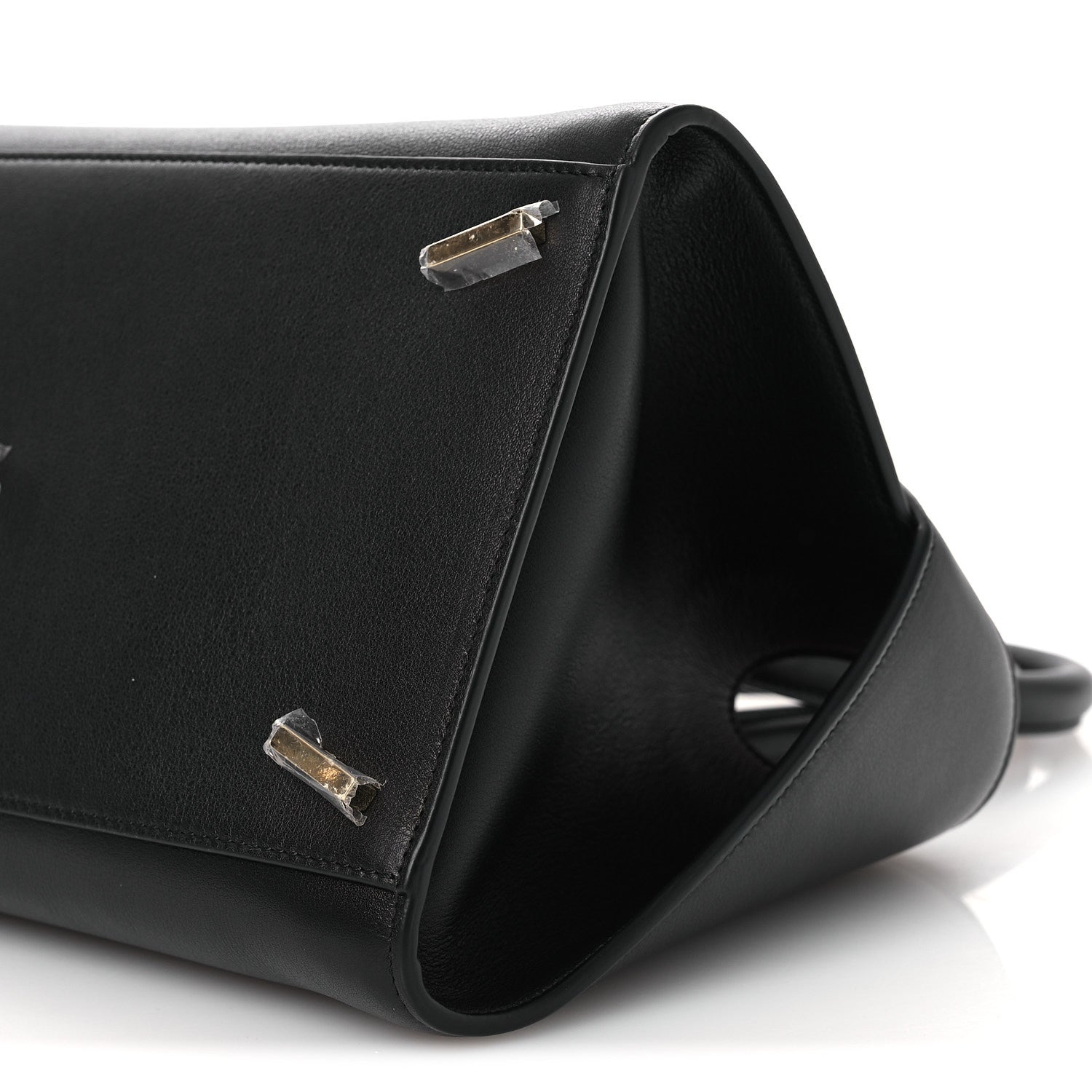 Salvatore Ferragamo Calfskin Medium Hug Soft Bicolor Shoulder Bag