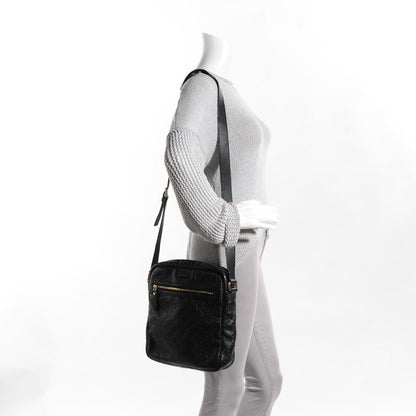 Gucci Guccissima Medium Shoulder Bag Black 2 of 7