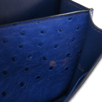Hermes Ostrich Constance 18 Bleu Saphir 14 of 19