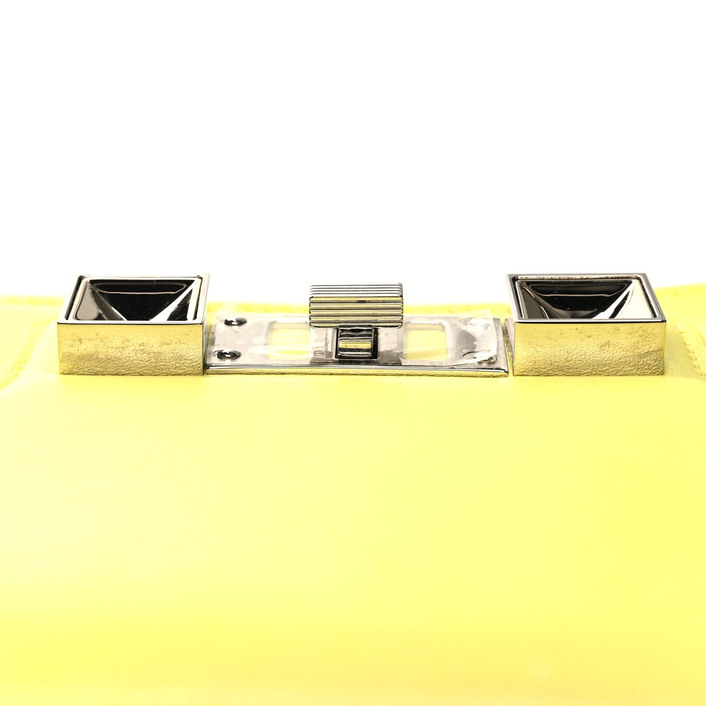 Smooth Calfskin PS11 Chain Wallet Yellow