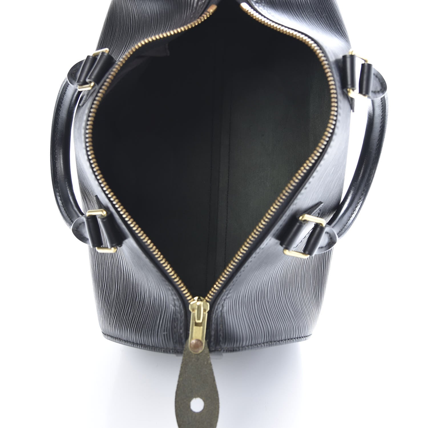 Louis Vuitton Epi Speedy 25 Black 5 of 16