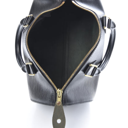 Louis Vuitton Epi Speedy 25 Black 5 of 16