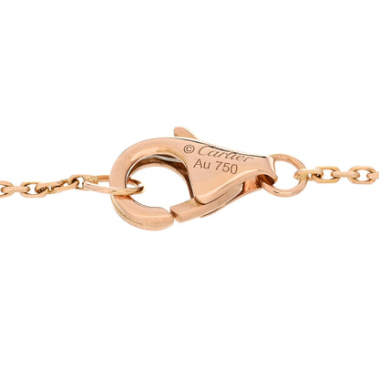 Cartier 18K Pink Gold Diamond Pink Opal Amulette de Cartier Bracelet 3 of 3