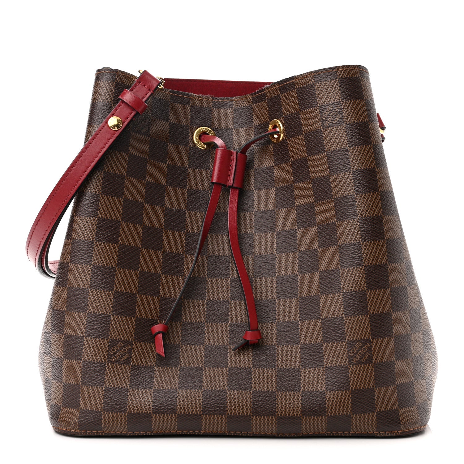Louis Vuitton Damier Ebene Neonoe MM Cherry Berry 1 of 14